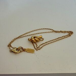 Electric Picks Knot Gold Chain Necklace